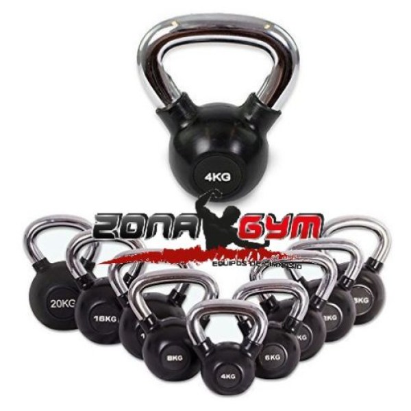 Rusas - Kettlebell Cromadas y encauchadas 